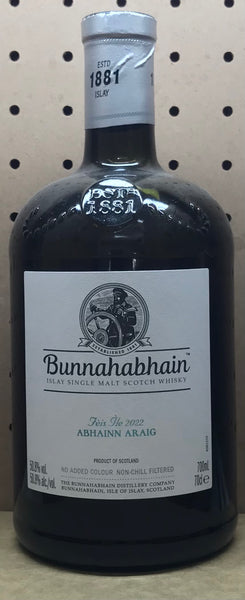 Bunnahabhain Sherry Bourbon Bottle - Empty Bottle turned into a Candle