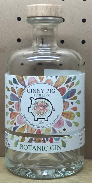 Ginny Pig Distillery - Botanic Gin Juniper Lemon Myrtle Rosemary Pepperberry 500 ml