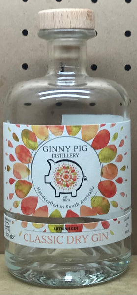 Ginny Pig Distillery - Classic Dry Gin Juniper Coriander Star Anise Angelica and Orris Root
