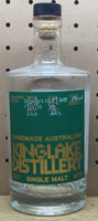 Kingsgate Distillery Single Malt Bottle - Empty Bottle turned into a Candle