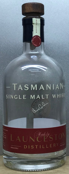 Launceston Distillery Bottle - Empty Bottle turned into a Candle