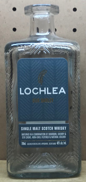 Lochlea Our Barley Single Malt Bottle - Empty Bottle turned into a Candle