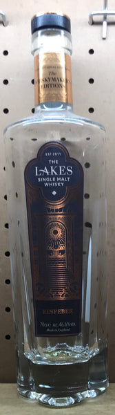 The Lakes Distillery Bottle - Empty Bottle turned into a Candle