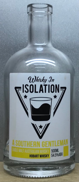 Whisky in Isolation Bottle - Empty Bottle turned into a Candle