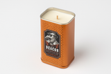 The Deacon Whiskey Candle - Angled View