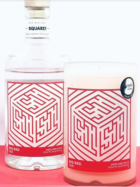 SQUARE1 Distillery - Big Red Gin - Candle